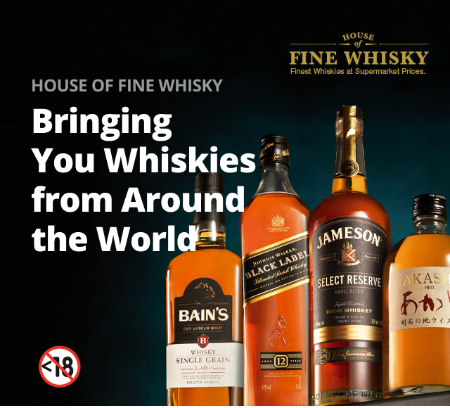 Choose from our wide selection of the finest whiskies from around the world, only at Checkers LiquorShop in Namibia.