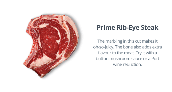 PRIME RIB-EYE STEAK