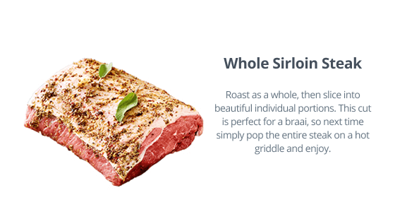 WHOLE SIRLOIN STEAK