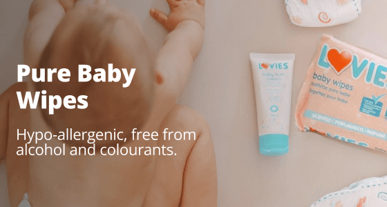 PURE BABY WIPES