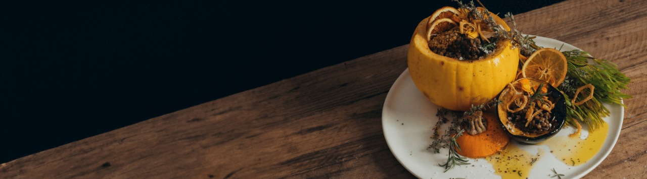 Whole Roasted Pumpkin and Grain Salad recipe for Checkers Namibia.
