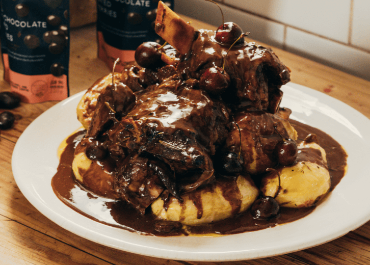 Checkers Africa Forage and Feast Chocolate Cherry Lamb Shanks recipe by Jan Hendrik van der Westhuizen