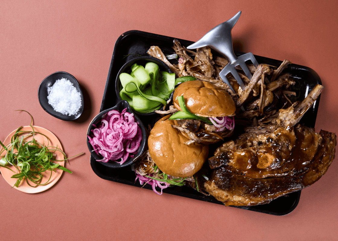 Pulled Brisket Buns recipe made with a bigger, more economical cut of slow-cooked brisket for Checkers Africa.