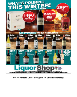 Checkers LiquorShop Winter Wine Promotion