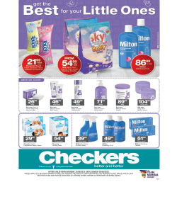 Checkers Baby Promotion